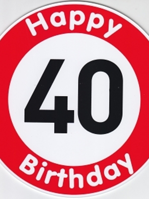 Happy Birthday 40 Jahre