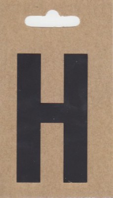 Buchstabe "H", schwarz