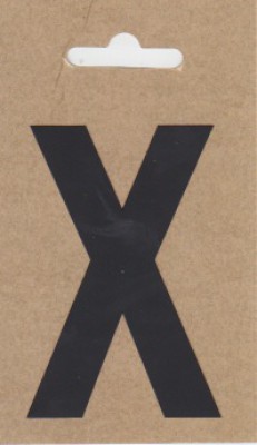 Buchstabe "X", schwarz